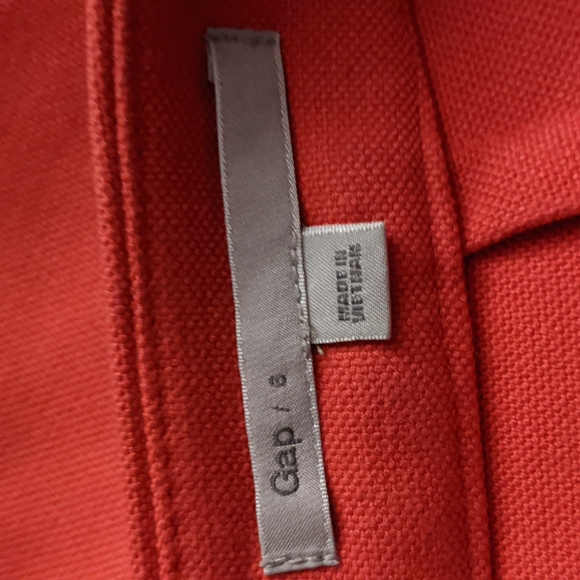 Gap Pink/Coral Pocket Mini Skirt w Zippers - Picture 4 of 4